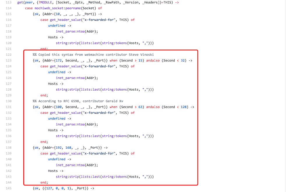 Mochiweb Request Code